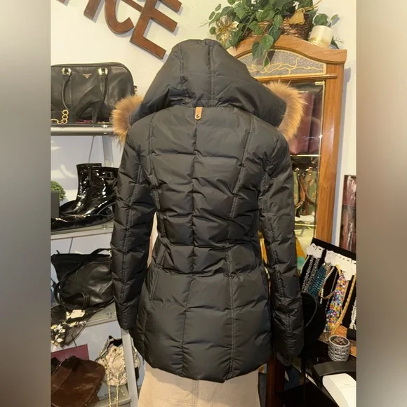 🖤Gorgeous Great USED Condition S Mackage Montreal Down Filled Fur Leather Coat - Picture 6 of 14